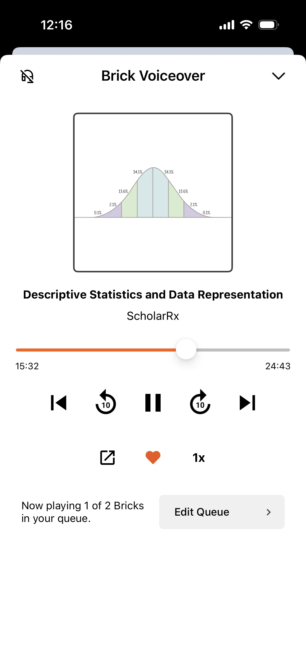 ScholarRx - Brick Voiceover iOS Feature — image 3
