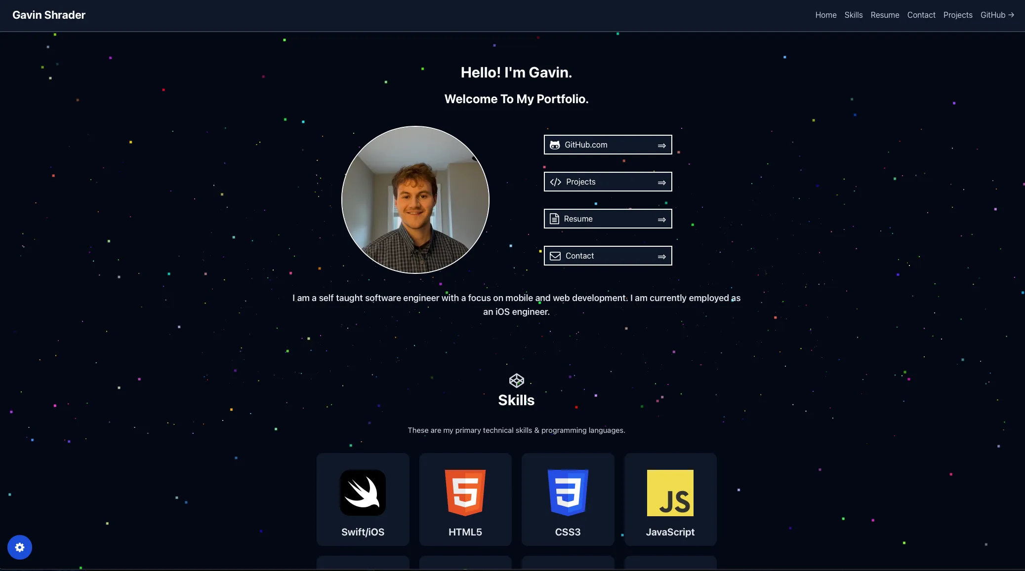 Legacy version of Gavin Shrader's website