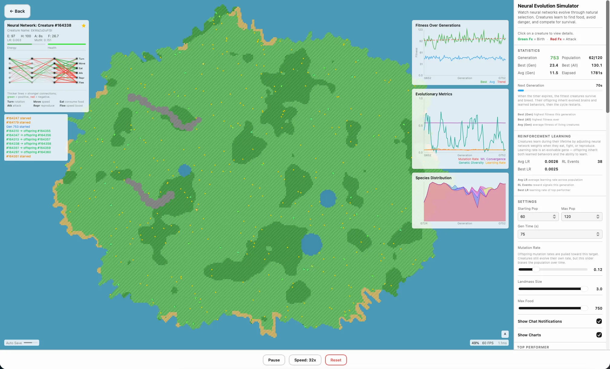 Neural Evolution Interactive Simulation — image 3